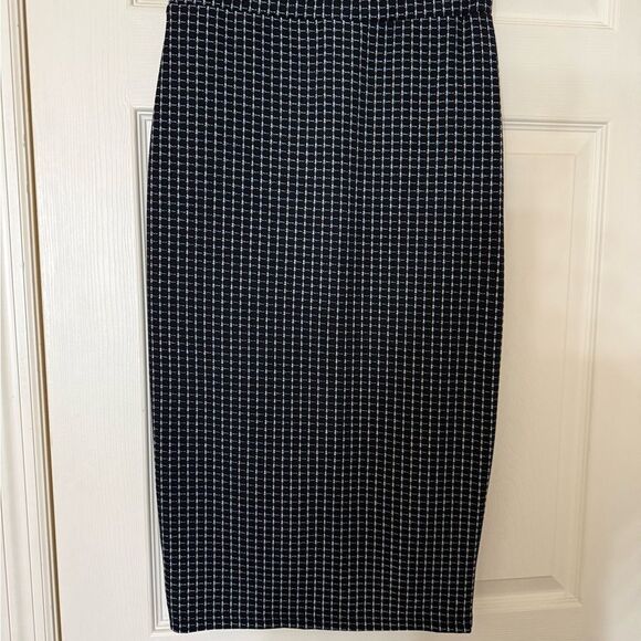 SHEIN Monochrome Checkered Pencil Skirt - Picture 1 of 3